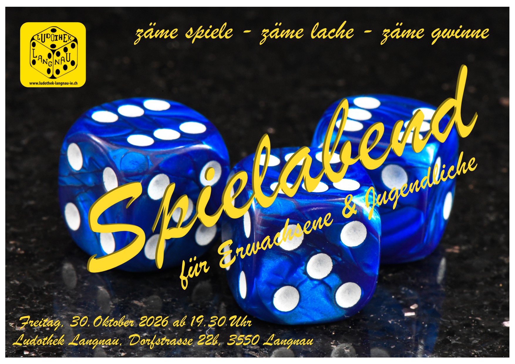 20261030 Flyer Spielabend Oktober